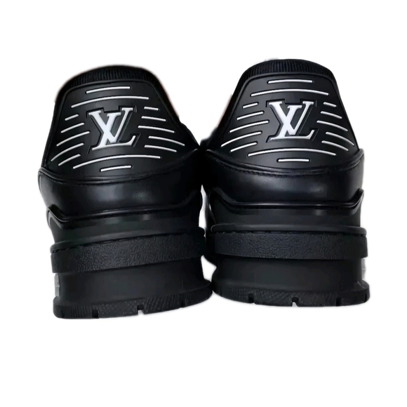 Louis Vuitton Black Sneakers Women's US Size 5 / Kids Youth Size 3Y - Picture 4 of 7